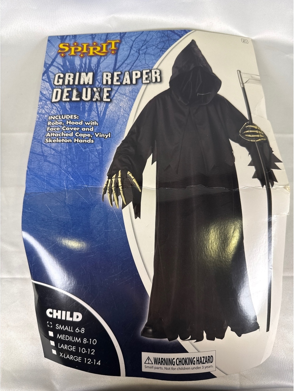 Spirit Grim Reaper Deluxe Child Costume Small 6-8